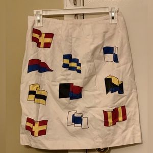 Nautical A-Line Skirt